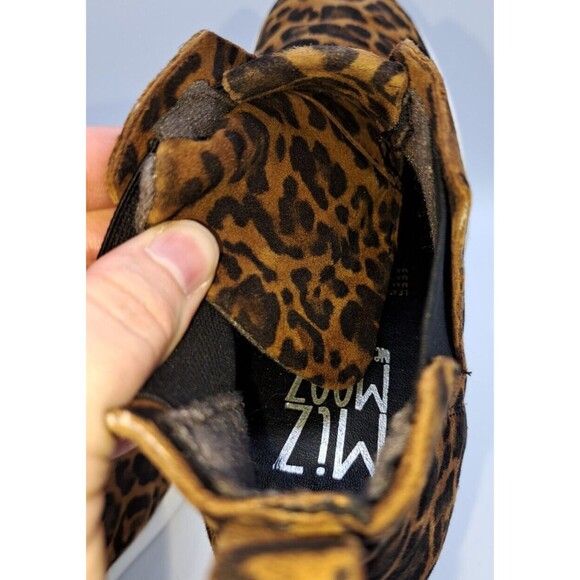 Miz Mooz New York Laurent High-Top Slip-On Sneakers Brown & Black Cheeta 36 - Picture 11 of 15